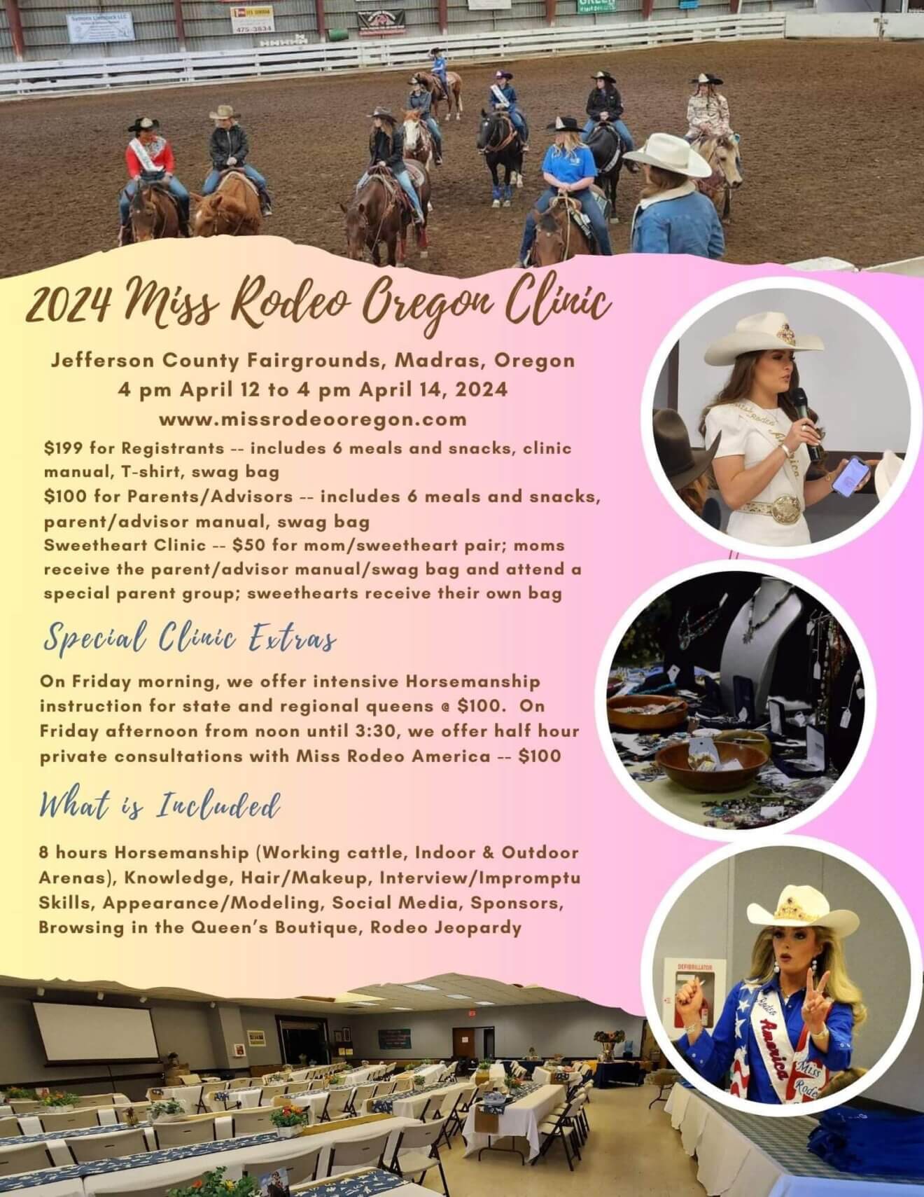 Miss Rodeo Oregon Clinic Oregon Horse Council